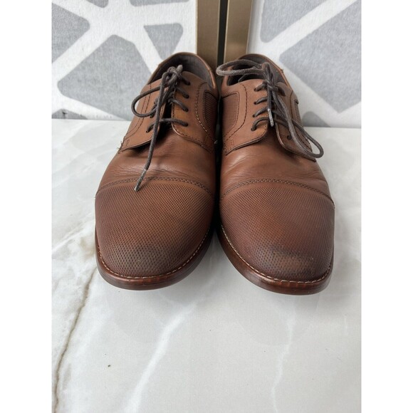 Rockport BX2426 Sheldyn Leather Dress Shoes Oxfords Sz Men 8.5 Brown Lace Up main image 9